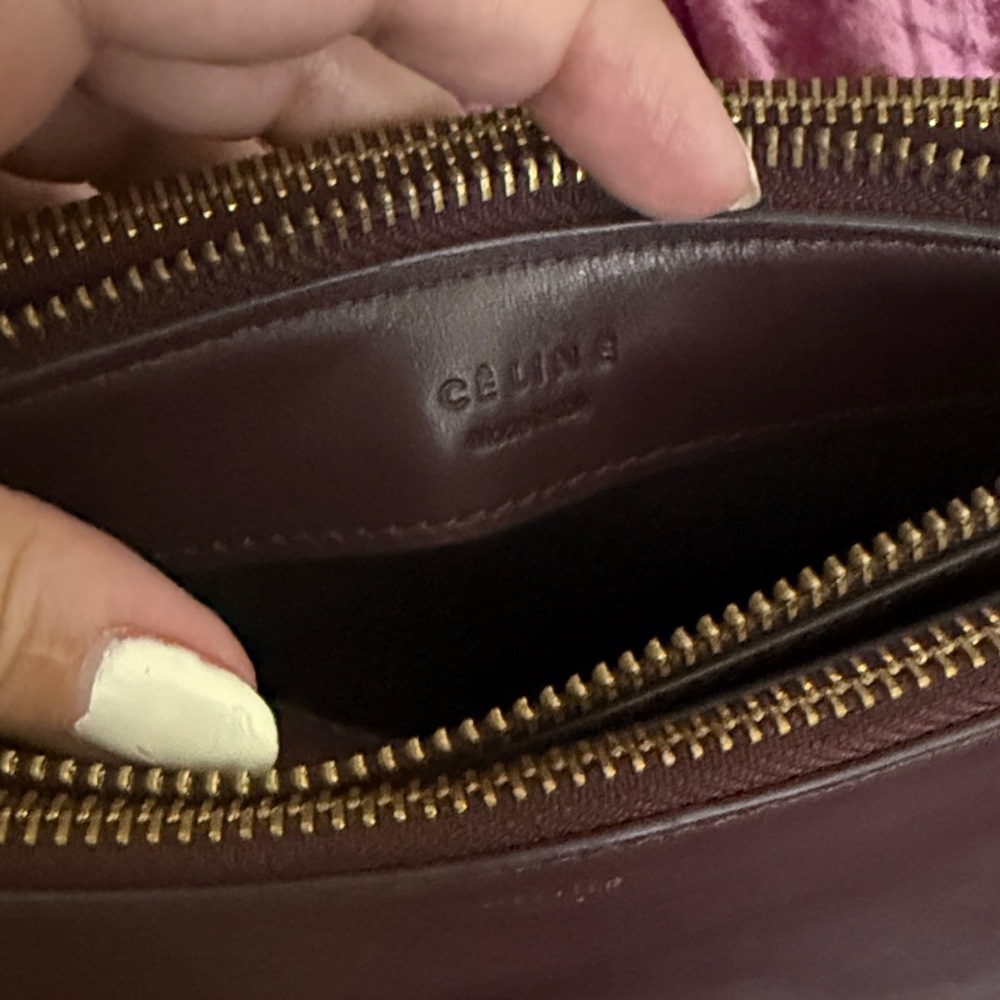 TrioFlap Crossbody Bag in Deep Plum - Picture 12 of 15